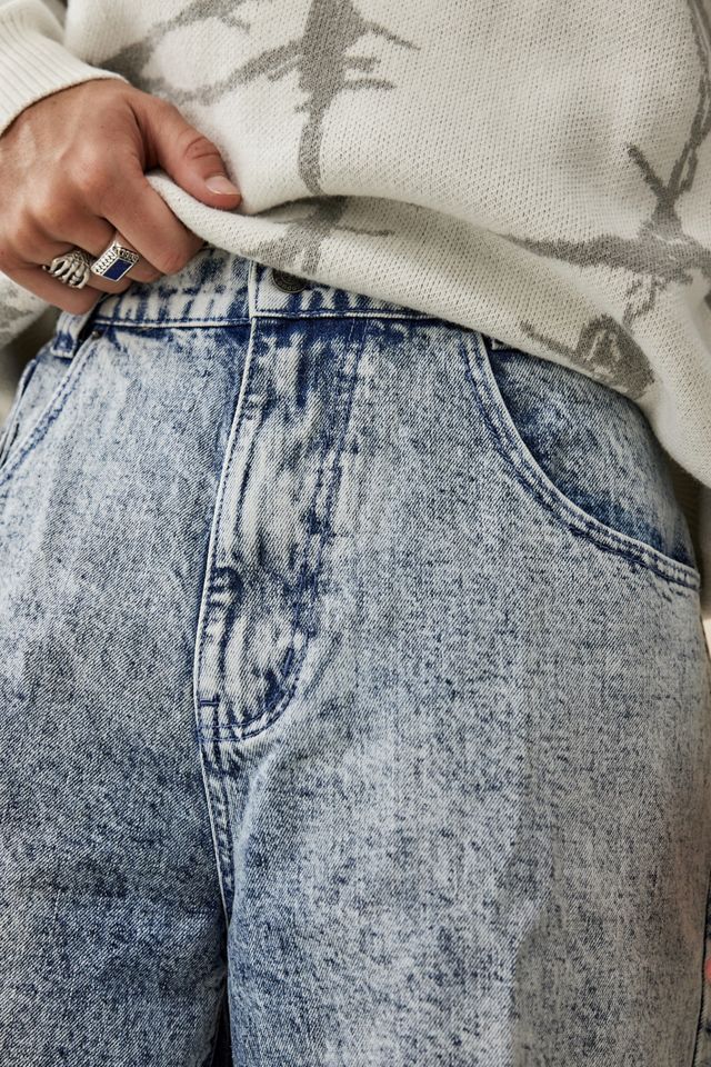 Jaded London Lazy Willy Light Wash Denim Shorts #2