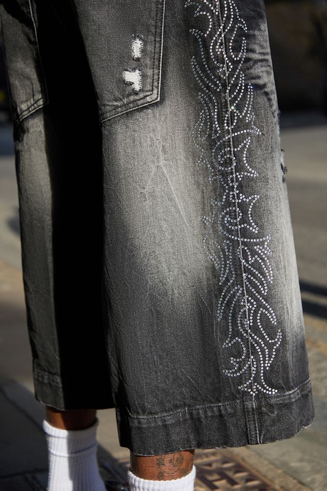 【JADED LONDON】Crystalline Jorts Shop Crystalline Jorts | Jaded London | Clothing