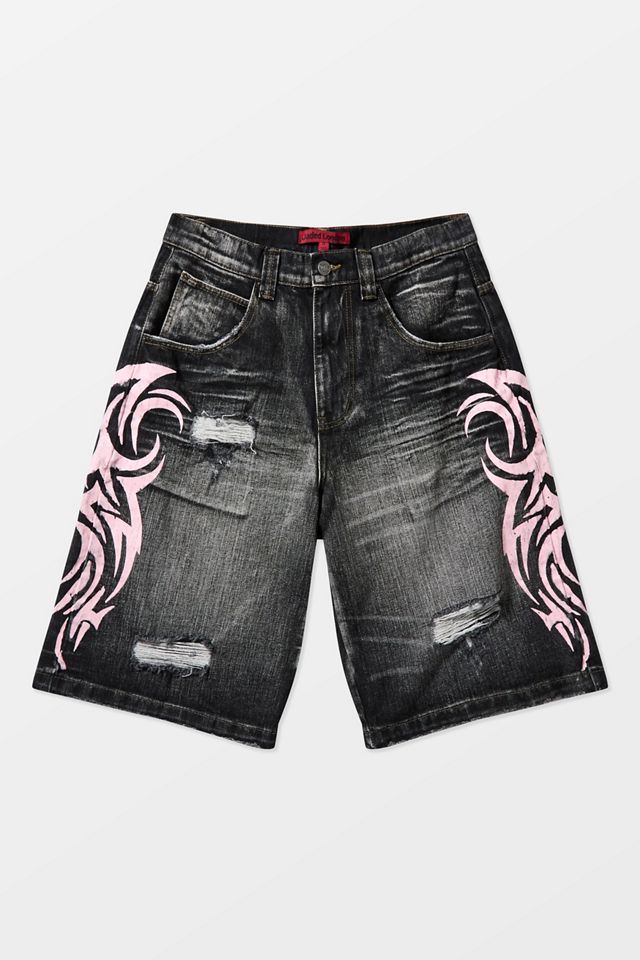 【JADED LONDON】Bleach Blade Colossus Jorts Bleach Blade Colossus Jorts | Jaded London | Clothing
