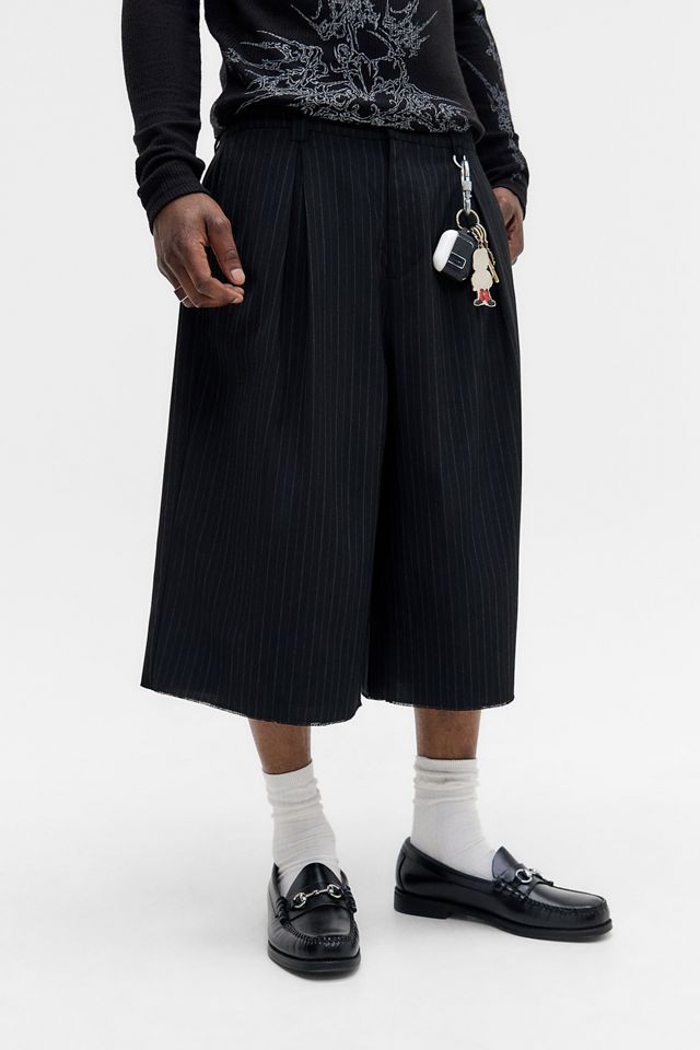 【JADED LONDON】 Pinstripe XL Goliath Baggy Shorts ※送関込 Shop Black Pinstripe Goliath Baggy Shorts | Jaded London