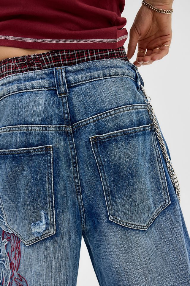 Jaded London Shorts Colossus XL bleus #3