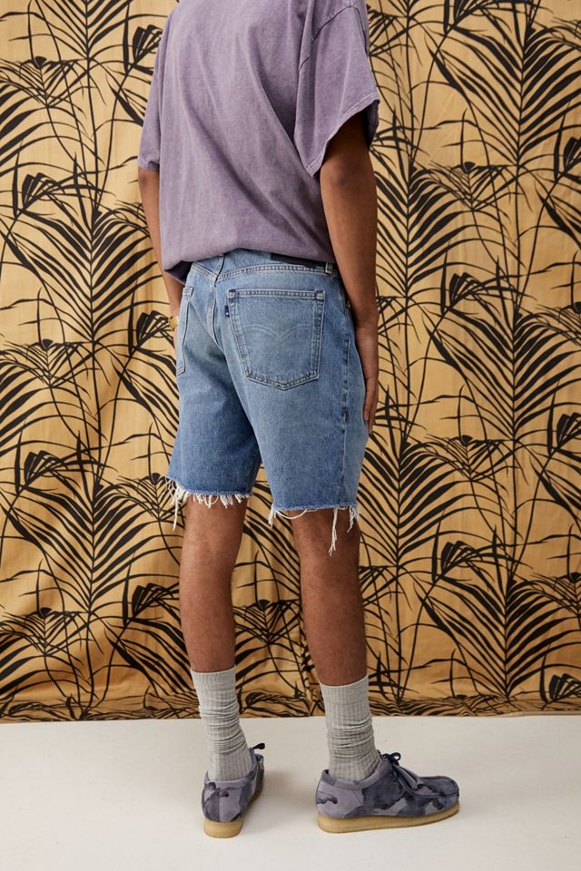 Levi's Made & Crafted Port Blue Loose Shorts | Urban Outfitters UK