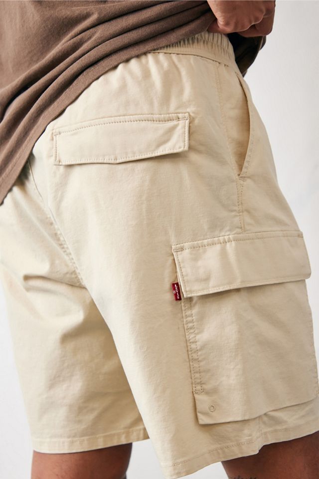 Levi's Pantaloncini cargo in eccesso di sabbia sbiancata #1