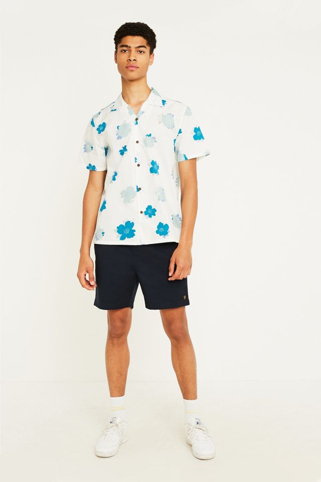 Farah Stretch Twill Navy Shorts #2