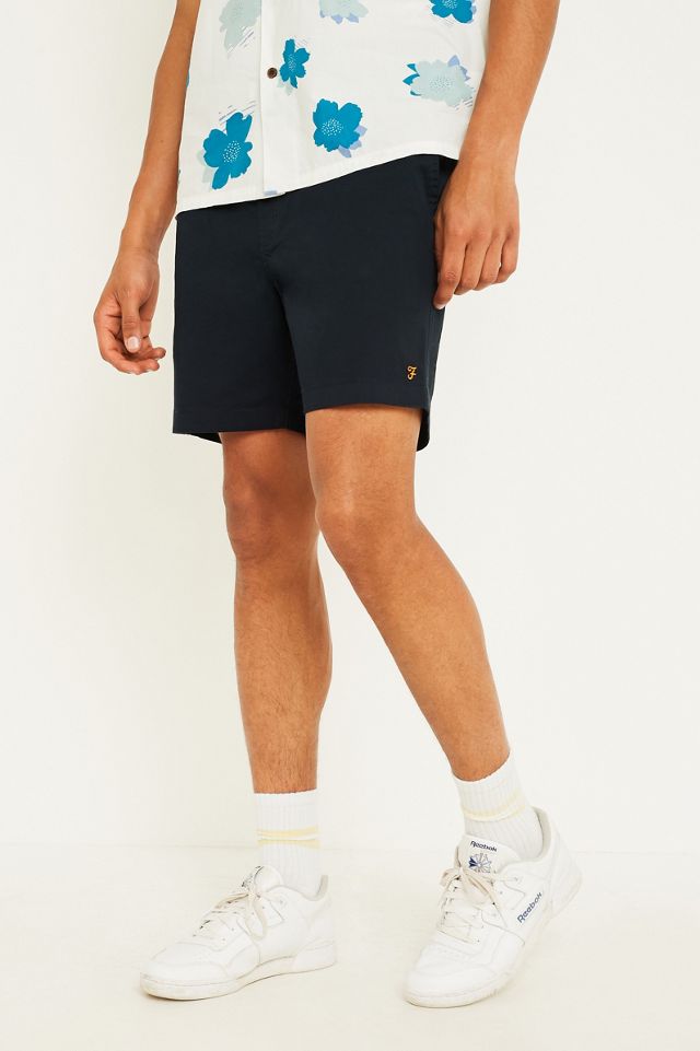 Farah Stretch Twill Navy Shorts #4