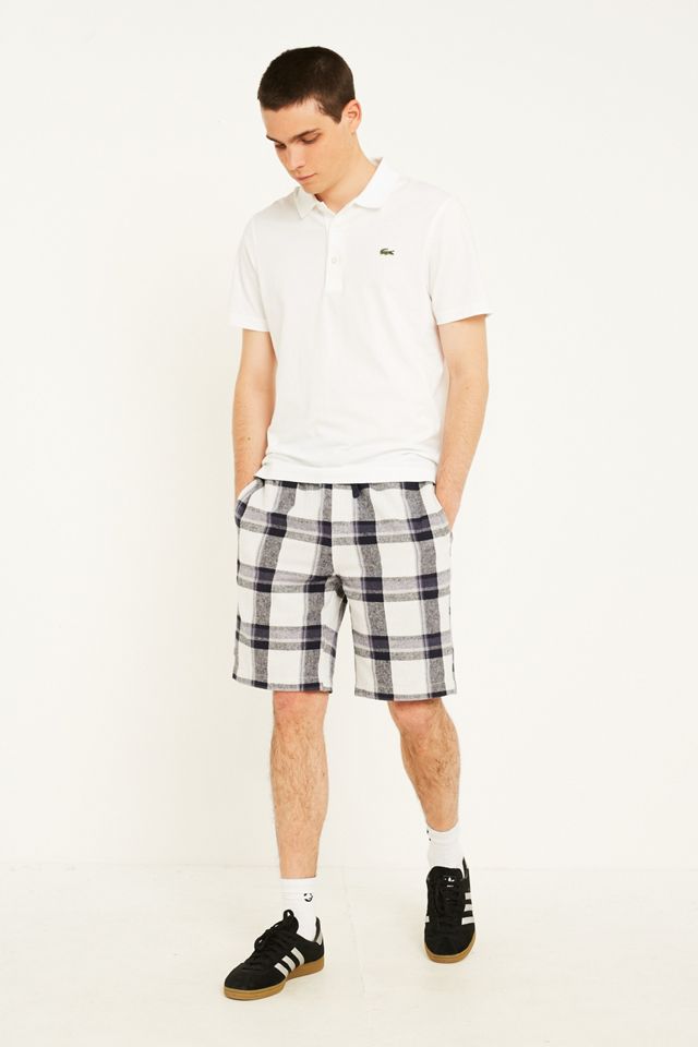 Loom Checked Off-White Drawstring Shorts #3