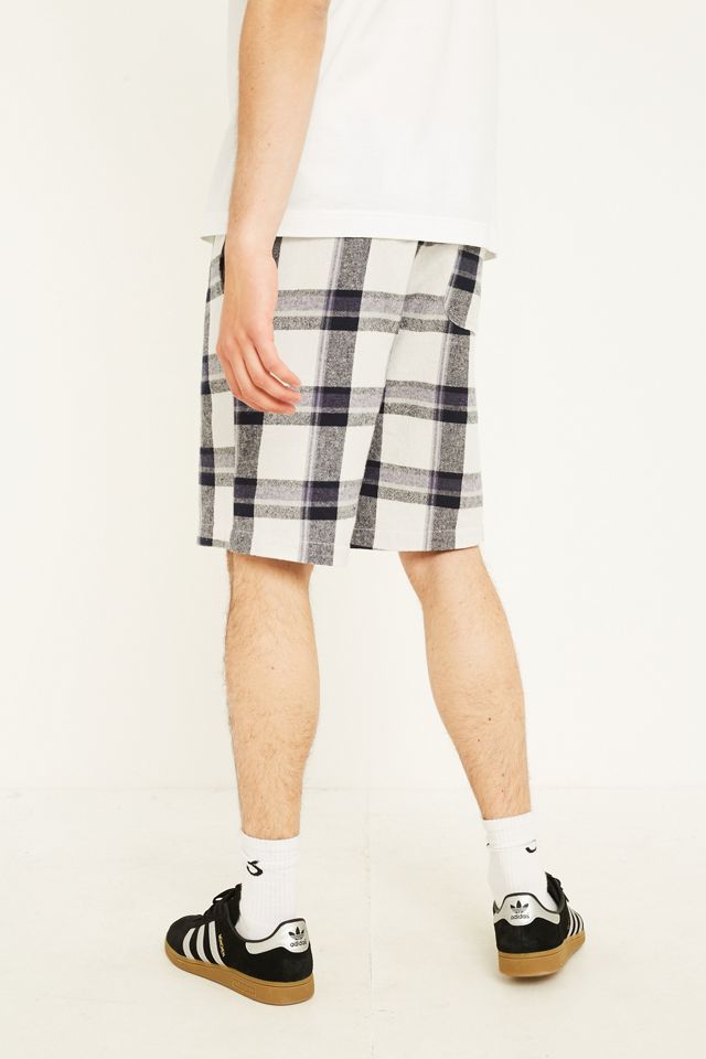 Loom Checked Off-White Drawstring Shorts #5
