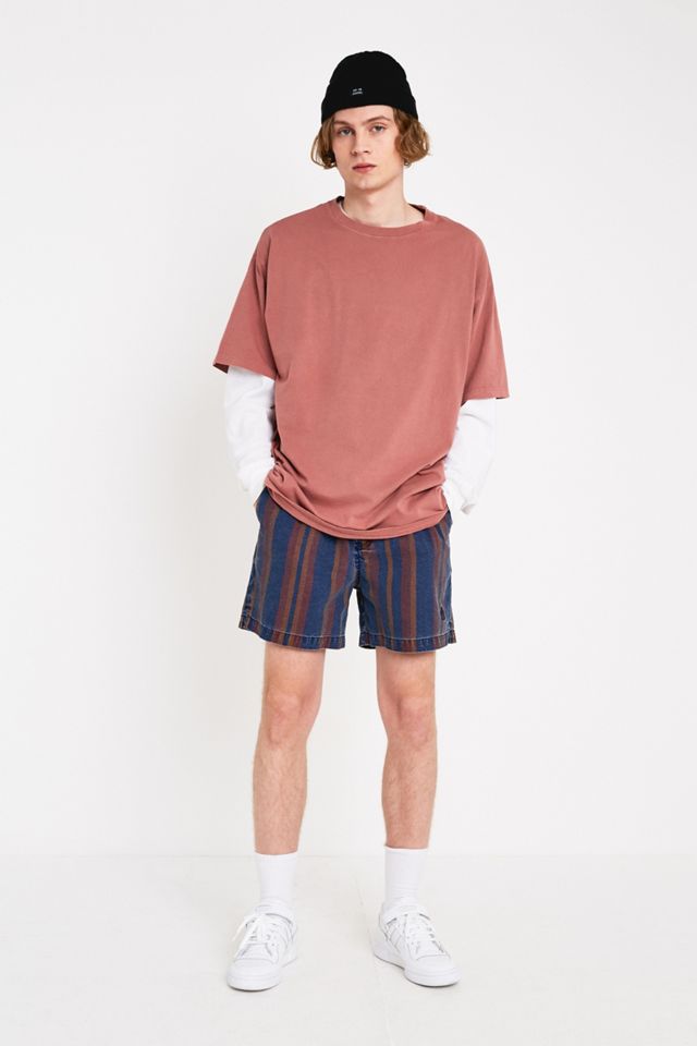 UO Striped Denim Shorts #2