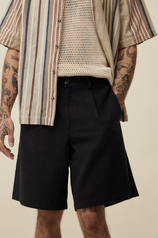 Shorts Seersucker Neri Loom #1