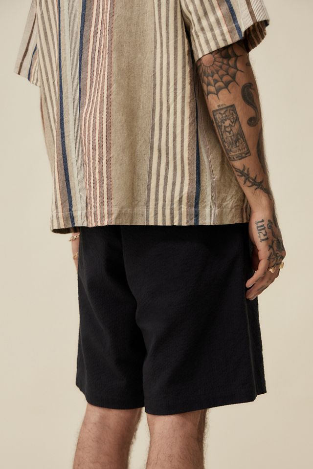 Shorts Seersucker Neri Loom #2