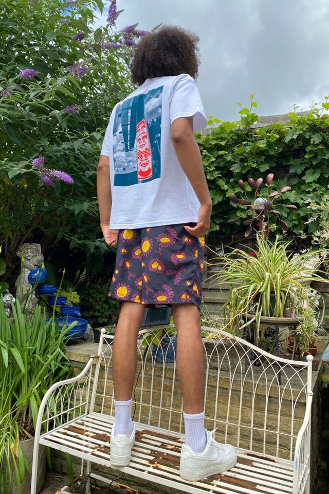 OBEY Pantaloncini Easy Black Amoeba Relaxed Uomo #2