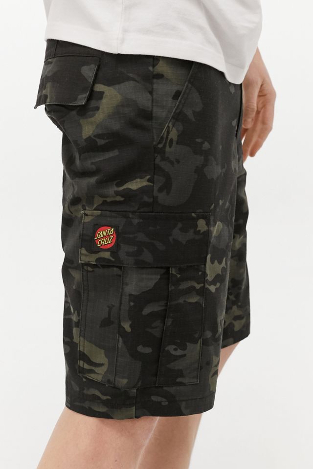Santa Cruz – Shorts in Camouflage-Optik #1