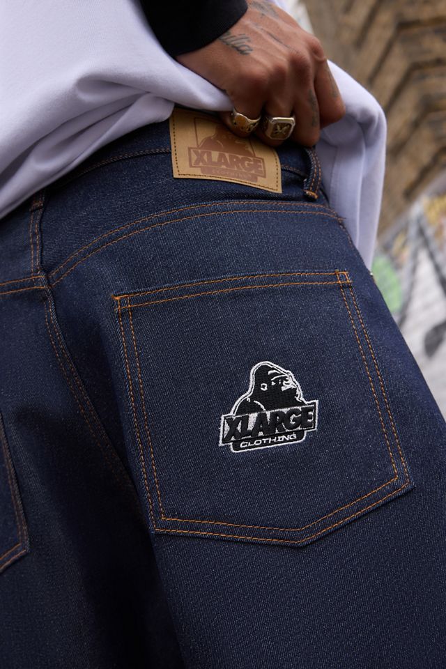 XLARGE Indigo Old OG Jeansshorts #1
