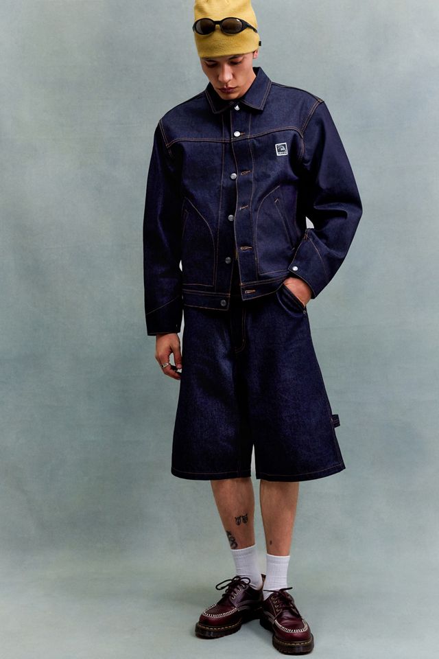 XLARGE Shorts Larghi Indigo XL con Ritaglio #1