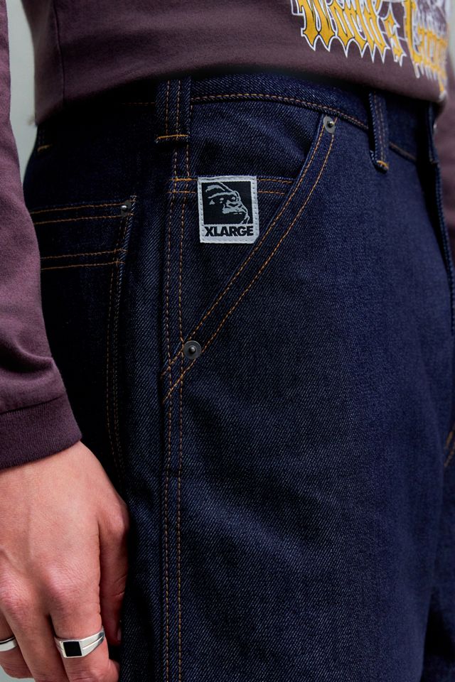 XLARGE Shorts Larghi Indigo XL con Ritaglio #4