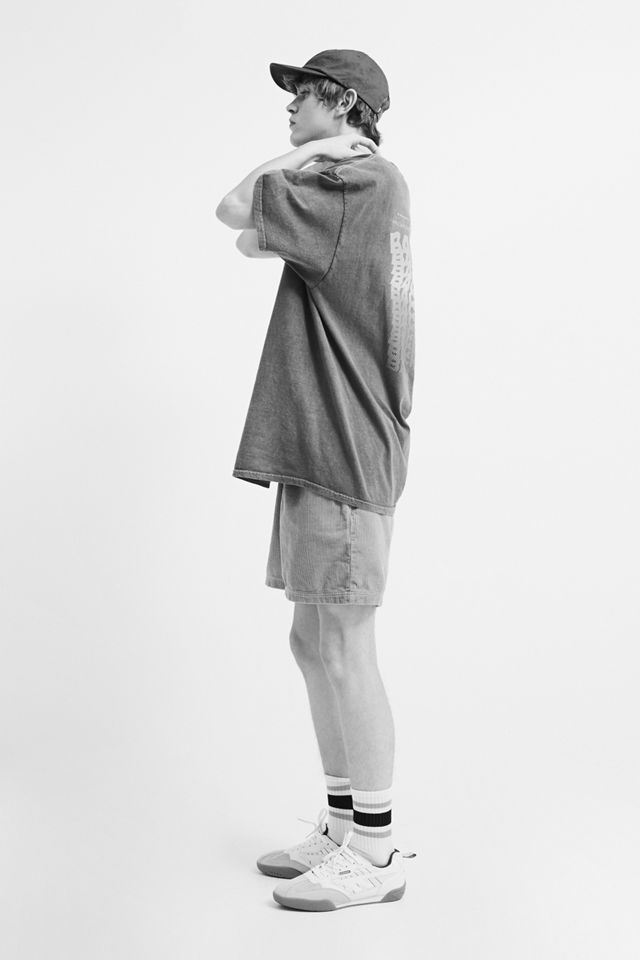 BDG Tan Corduroy Drawstring Shorts #1