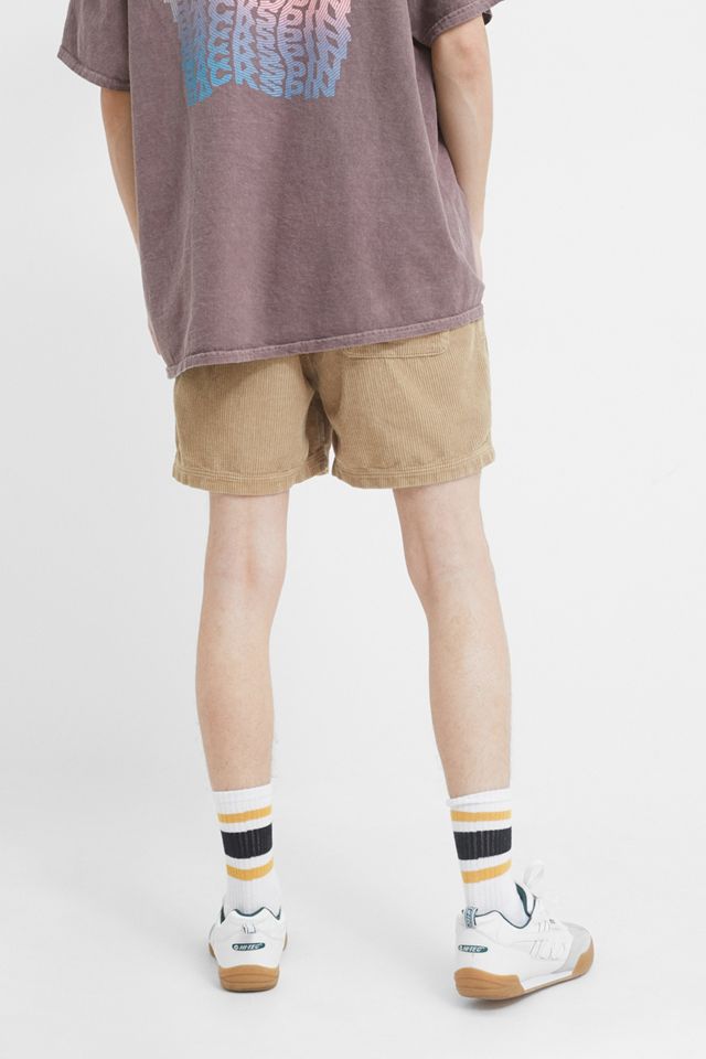 BDG Tan Corduroy Drawstring Shorts #3