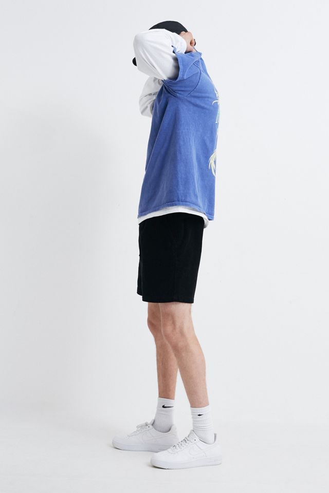 BDG – Shorts aus Cord in Schwarz mit Kordelzug #3