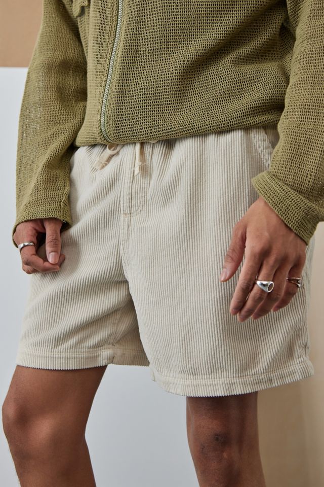 BDG Ecru Corduroy Shorts