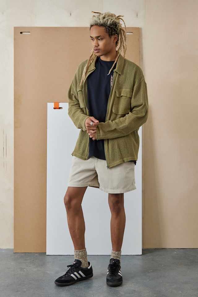 BDG Ecru Pantaloncini in velluto a coste #2