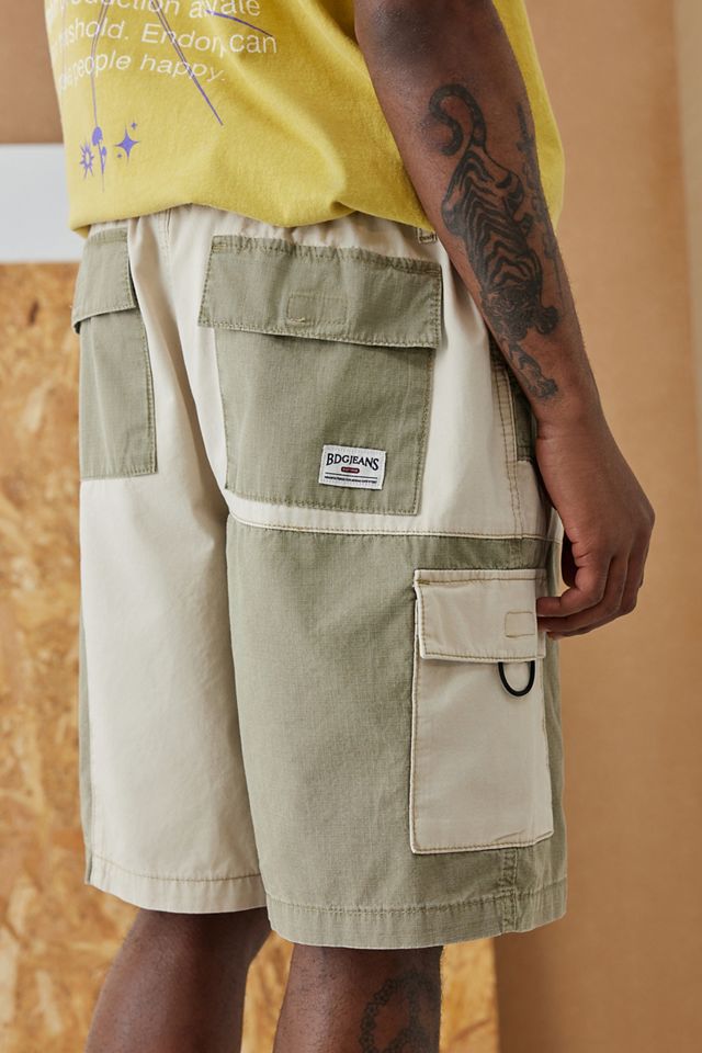 BDG Ecru Ripstop Cargo Shorts