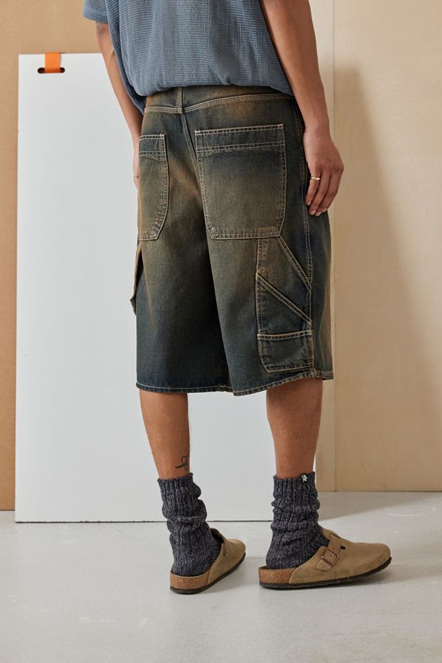 BDG Stone Tinted Denim Oversize Carpenter Short #3