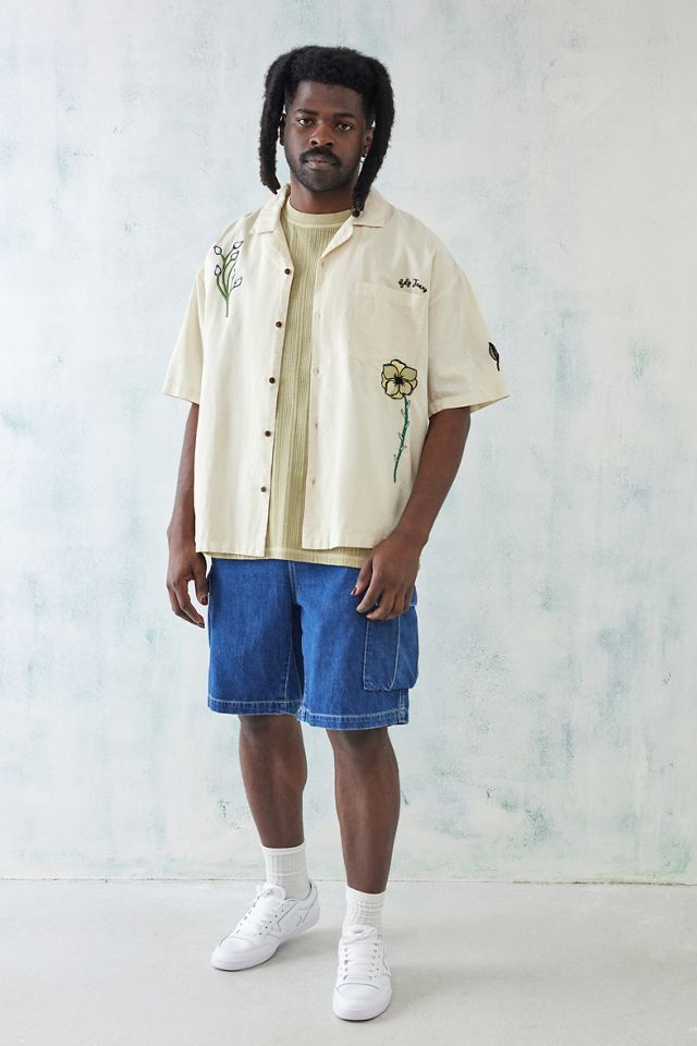 BDG - Short cargo en denim délavé #1