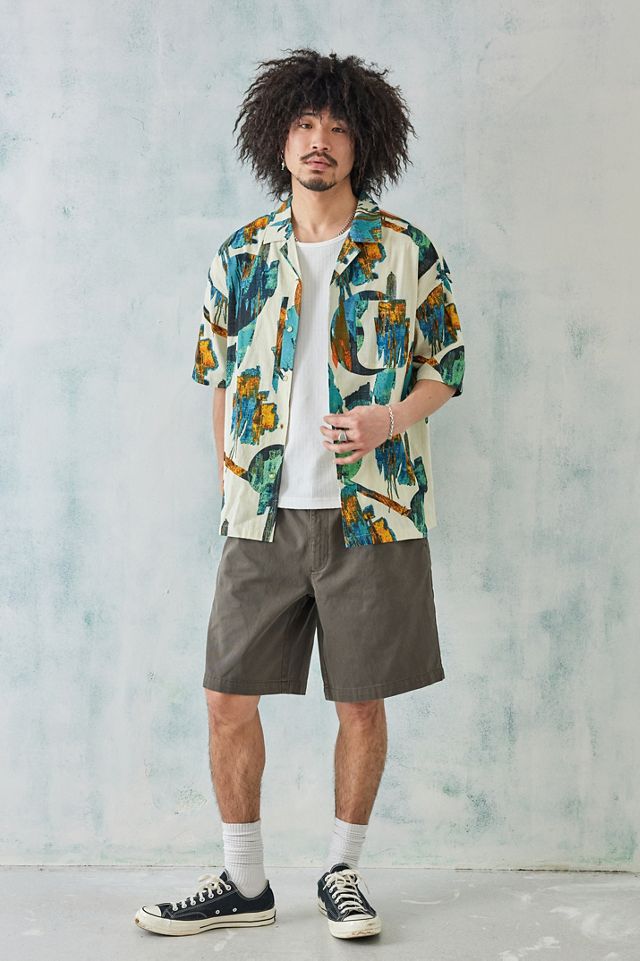 Loom Pantaloncini a pieghe gemelli marroni #1