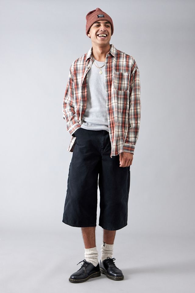BDG Washed Black Denim Carpenter Shorts #1