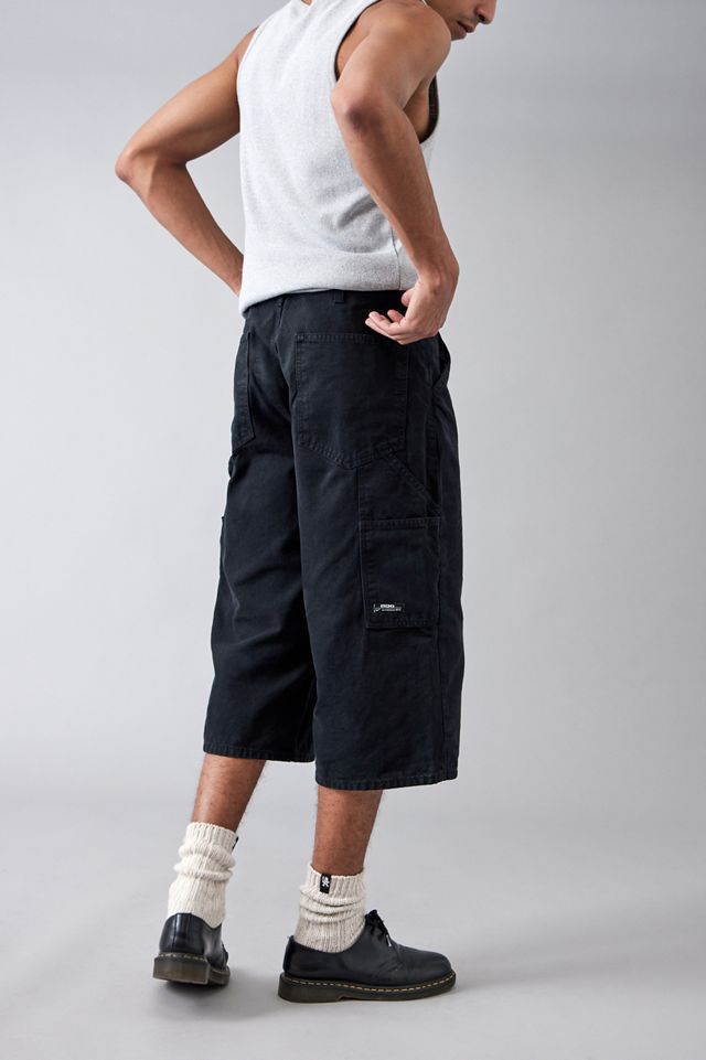 BDG Washed Black Denim Carpenter Shorts #3