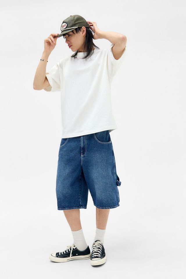 BDG Gewaschene Indigoblaue Denim-Oversized-Zimmermannsshorts #1