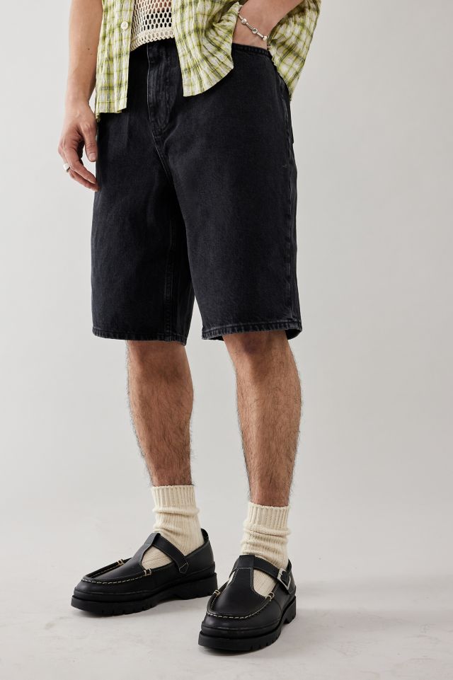 BDG Washed Black Denim Jack Shorts