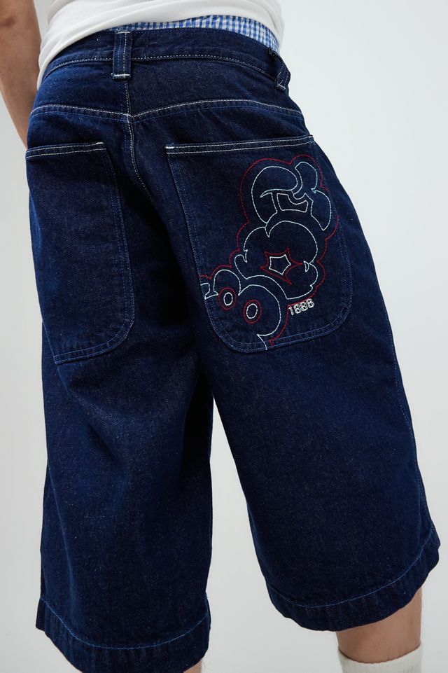 BDG Rinse Indigo Neo Skate Denim Shorts #4