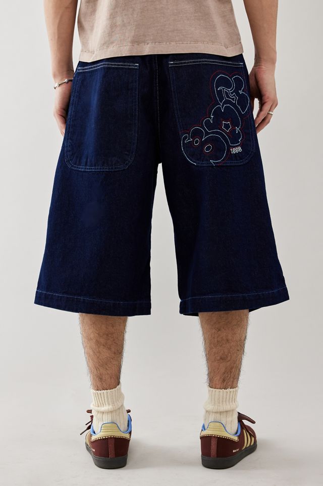BDG Rinse Indigo Neo Skate Denim Shorts #2