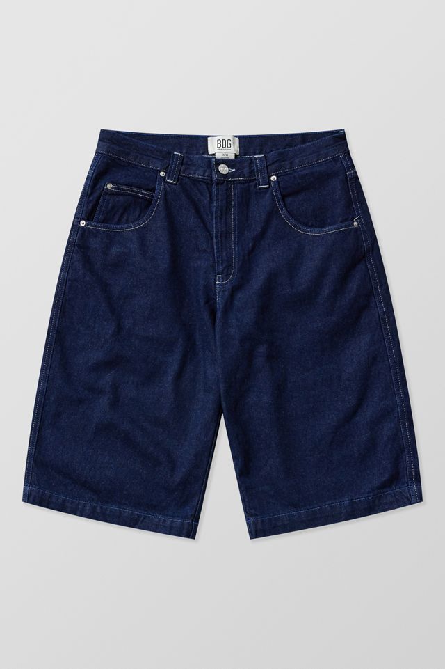 BDG Rinse Indigo Neo Skate Denim Shorts #7