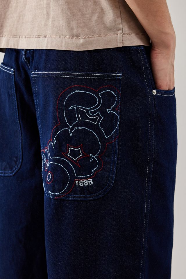 BDG Rinse Indigo Neo Skate Denim Shorts #3