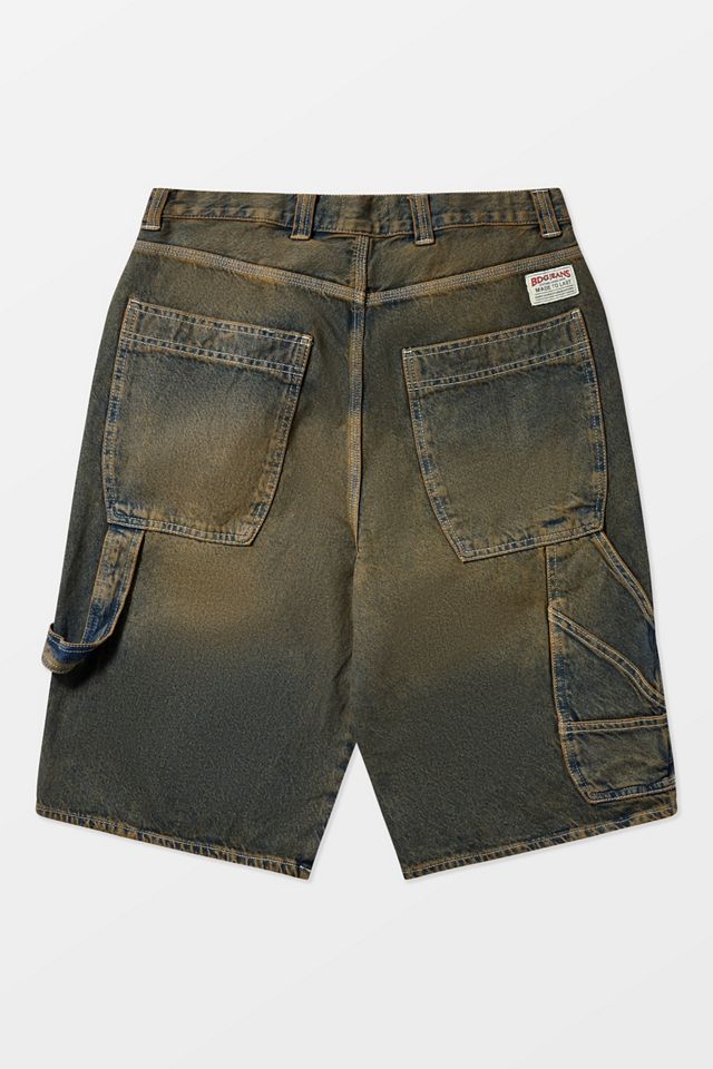 Shorts charpentier oversize en denim teinté pierre BDG #6