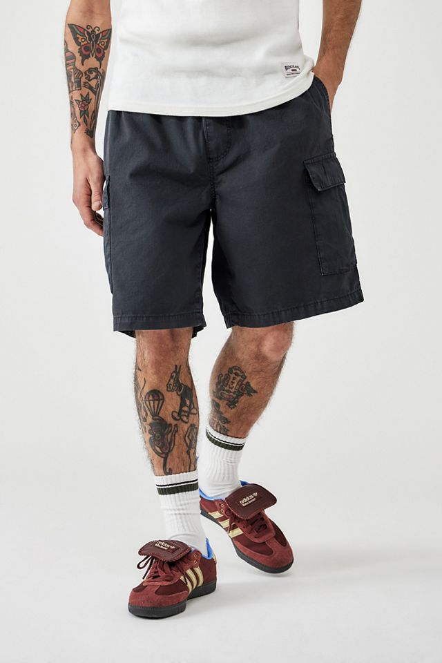 BDG Black Ripstop Cargo Shorts #1
