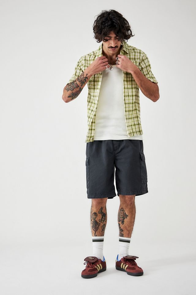 BDG Black Ripstop Cargo Shorts #2