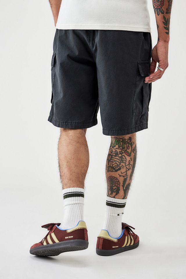 BDG Black Ripstop Cargo Shorts #3