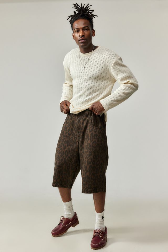 BDG Leopardenmuster Neo Skate Shorts #1