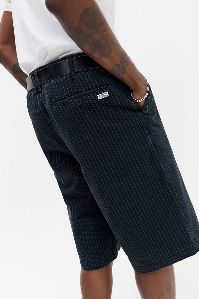 Shorts de travail à rayures fines Errol noirs BDG #3
