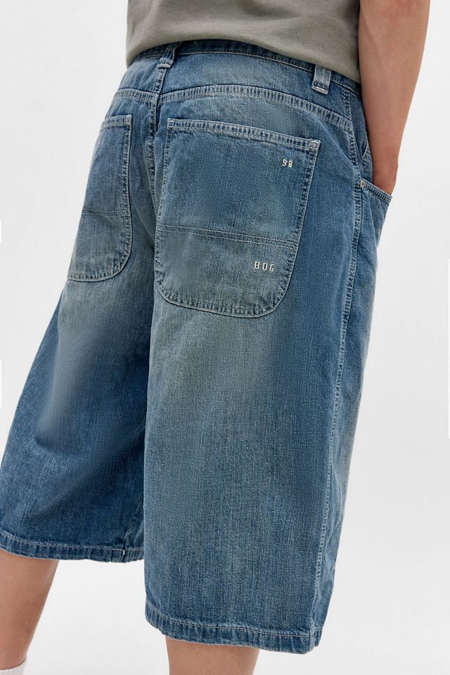 BDG Blue Neo Crosshatch Jorts #2