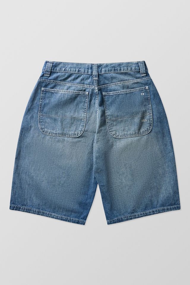 BDG Blue Neo Crosshatch Jorts #5