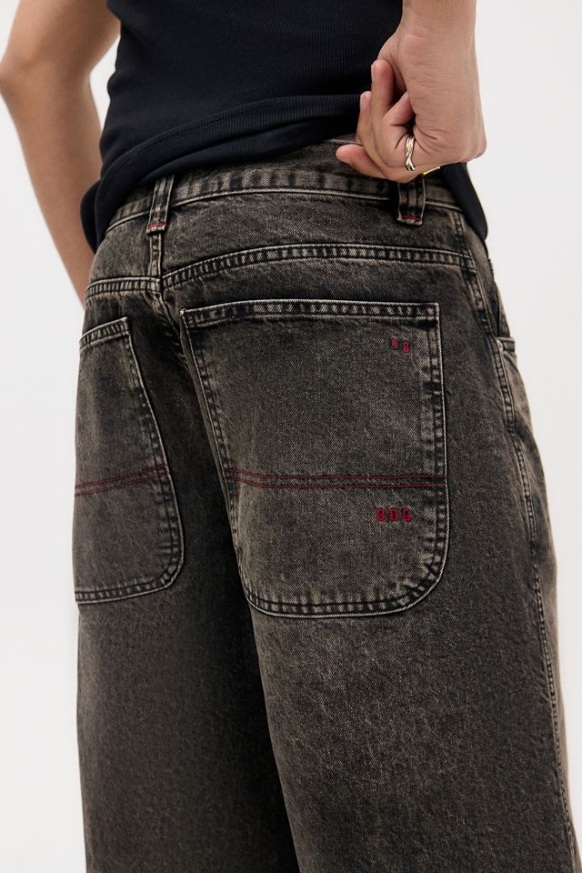 BDG Neo Skate Dunkle Tönung Denim Shorts #1