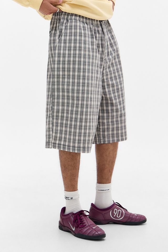 iets frans... Karierte Popeline-Chino-Shorts #1