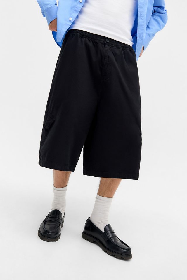 BDG Washed Black Denim Carpenter Short