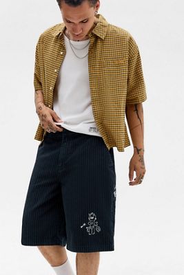 Shorts de Rayas con Garabatos BDG Errol
