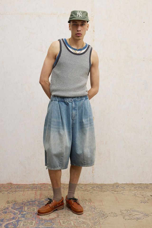 Shorts in Denim Malachi Loom #1