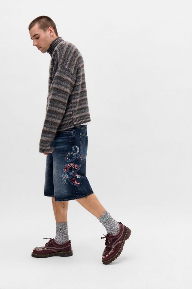 BDG Jack Blau-Schwarz Skorpion-Applikation Jorts #1